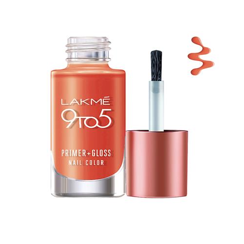 LAKME NAIL PAINT ORANGE COAT